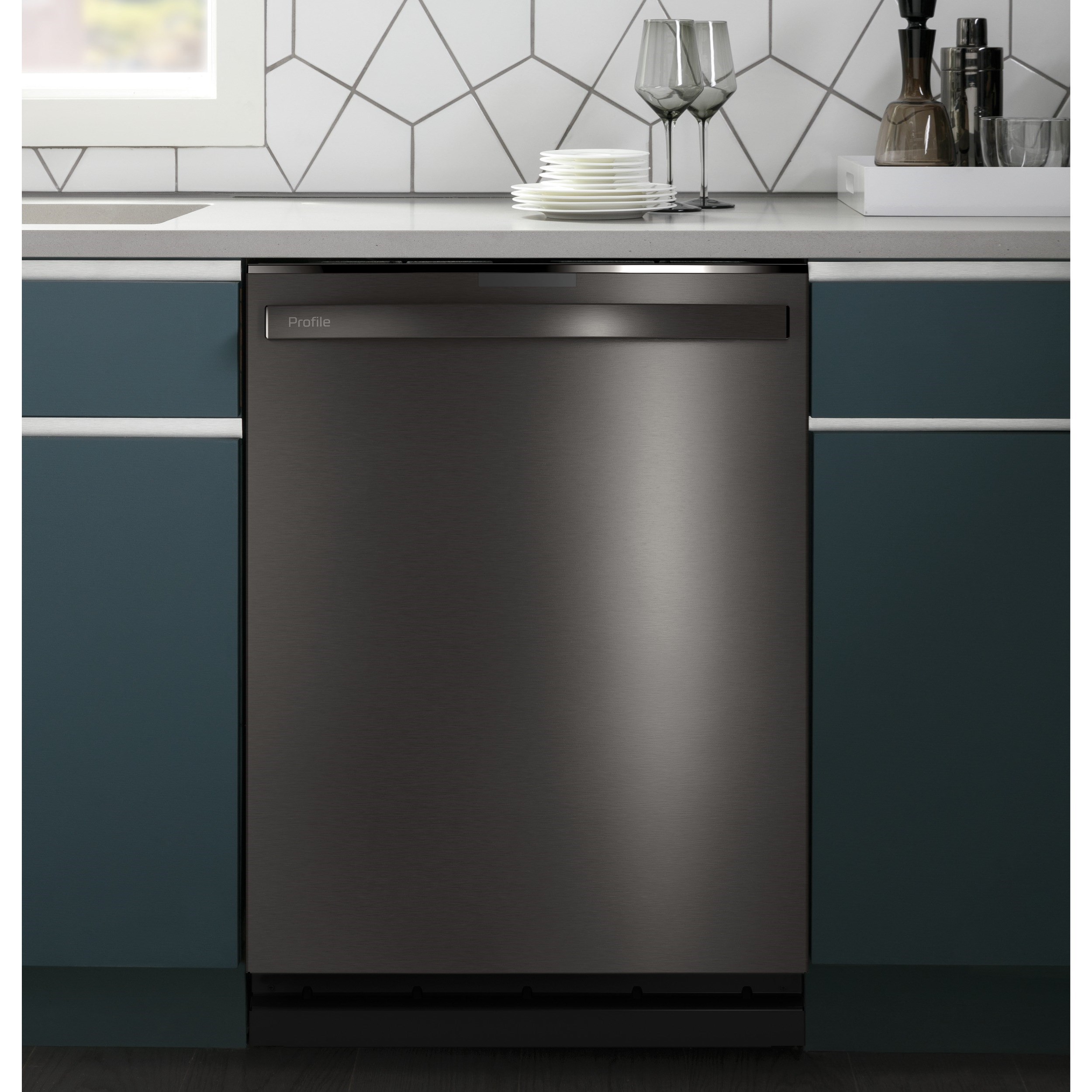 Ge black deals stainless steel dishwasher